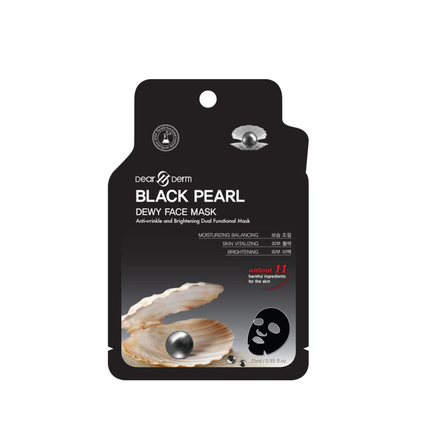 Dearderm Black Pearl Firming Face Mask Dearderm Black Pearl Firming Face Mask